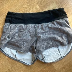 Lululemon Speed Up Shorts- Gray
